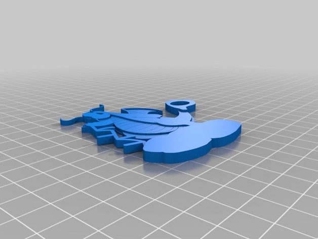 dragonite portachiavi 3d stampa 3D print model - Mito3D