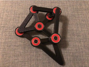theo jansens strandbeest linkage press fit mechanical toys jansen linkages pressfit 3d print model - Mito3D