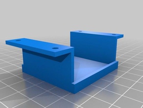 fibaro rgbw undercabinet mountholder eletrônica 3d print model - Mito3D