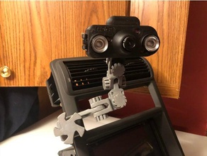 articulating mount pi cam ir case camera raspberry zero 3d print model - Mito3D