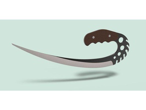 coltello 1 modelli 3dmodel 3d slash butterfly knife la pistola l'arma armi 3d print model - Mito3D