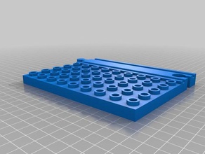 brio duplo plaque la construction les jouets enfants lego train en bois 3d print model - Mito3D