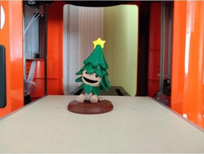 dönüyor sackboy Noel ağacı heykeller şekil 3d print model - Mito3D