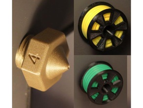 3d printer door knobs nozzle filament spool accessories bearcontest01 handle enclosure storage 3d print model - Mito3D