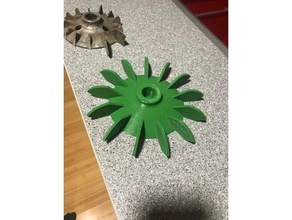 20mm shaft motor fan replacement parts 3d print model - Mito3D