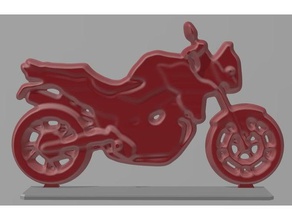 bicicleta de mi deskthe séptimo vehículos modelo a escala 3d print model - Mito3D