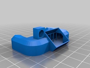 alternativa boquilla del conducto ventilador prusa mk3 r3 una mejor refrigeración 3d de la impresora partes 3d print model - Mito3D