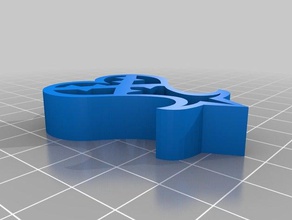 Herz-Schlüsselanhänger 3d drucken kingdom hearts 3d print model - Mito3D
