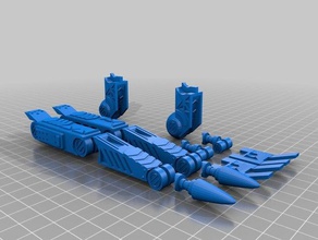 mech leg 3d printing legs mecha 3d print model - Mito3D