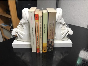 jordan iv book stand household air bookholder books bookstand diy diybookholder things jordan4 michael nike practical sneaker sneakers trainer 3d print model - Mito3D