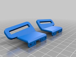 engrenagem vr 2 lado correia titulares 3d impressão 3d print model - Mito3D