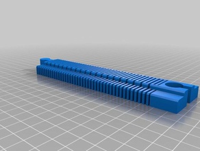 my customized flexible toy train tracks game accessories 3d print model - Mito3D