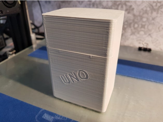uno playing card box containers arduino case cards game 3D print model - Mito3D