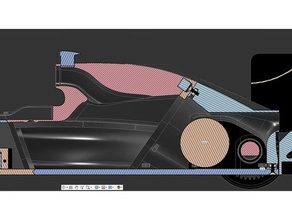 Belüftete openrc f1 Körpers Fahrzeuge 3d print model - Mito3D