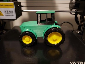 tracteur john deere mécanique jouets 3d print model - Mito3D