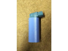 ventolin inhaler travel cover other 3d print model - Mito3D
