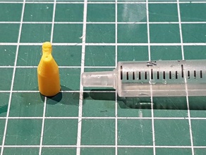 de la colle à bois buse guide seringe pour &agrave sur seringue main outils des menuiserie 3d print model - Mito3D
