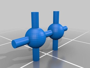 Kugelgelenk vintage-Modell zu trainieren mechanisch ist Spielzeug 3d print model - Mito3D