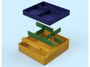 ender 3 drawer custom separator 3d printer accessories accessory ender3 3d print model - Mito3D