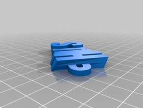 haus Anahtarlık keyfob özelleştirilmiş 3d print model - Mito3D