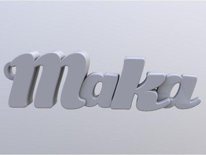 maka keychain keychains llavero maca macarena 3d print model - Mito3D