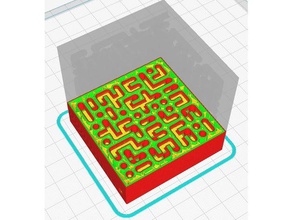 3d creux labyrinthe de petites billes les mathématiques l'art 3d print model - Mito3D