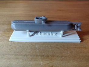submarine model sculptures 3d print model - Mito3D