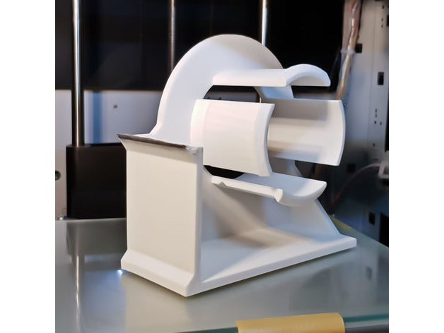 dispensador de fita 50mm 3d a impressora os acessórios uísque scotch titular 3D print model - Mito3D