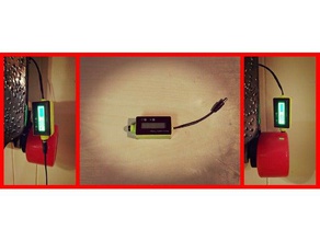 pocket voltmeter pass-through port diy charger 3d print model - Mito3D