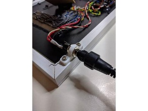 female power supply plug support 3d printing 3d print model - Mito3D