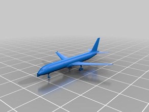 boeing 757 engineering 3d print model - Mito3D