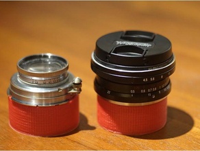 leica-Objektiv hinten cap Kamera lenscap Objektivdeckel 3d print model - Mito3D