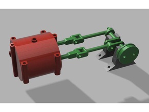alimenté à l'air de la locomotive vapeur modèles l'éducation l'ingénierie engineeringproject 3d print model - Mito3D