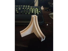 corner mount cardboard plastic 3d printer accessories holder support 3d print model - Mito3D