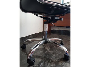 gas-betriebene Hubzylinder Verriegelung Bürostühle Unterstützung Rollstuhl - Rollstuhl-Teile 3d print model - Mito3D