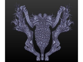 shub-niggrauth creatures abomination call cthulhu mythos cthulu diety dnd dungeons dragons elder god sign eldritch horror lovecraft lovecraftian miniature outer tabletop 3d print model - Mito3D