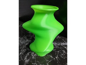 ellipse vase Kunst flower 3d print model - Mito3D