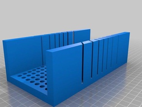 caja de ingletes clavijas sujeción 15 30 45 grados mano herramientas creado freecad diy manitas hobby hecho vio 3d print model - Mito3D