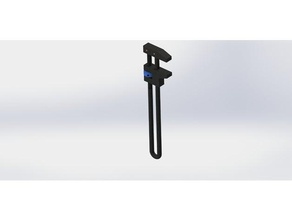 la llave inglesa mano herramientas ajustable media luna cresent handtool de boquilla spaner 3d print model - Mito3D