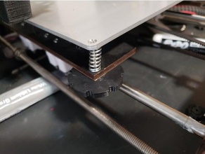 anet a8 gran rueda de control 3d la impresora accesorios cama nivelación tuerca mariposa 3d print model - Mito3D