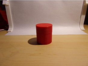 trimestre vaso contenitori 3d print model - Mito3D