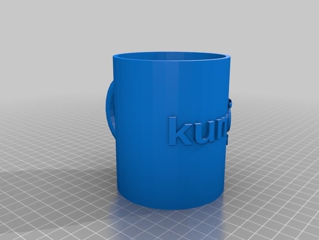 cup taza kumodrones kitchen dining 3D print model - Mito3D
