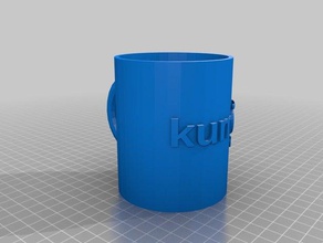 cup taza kumodrones kitchen dining 3d print model - Mito3D