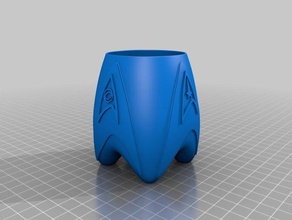star trek lápiz bote remix oficina 3d print model - Mito3D