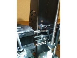 x-eje de tope terminal clip la ctc, i3 pro marco madera inversa 3d impresora partes 3d print model - Mito3D