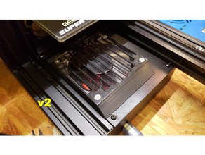 geeetech a10 v3 80mm fan board cover 3d printer parts 3d print model - Mito3D