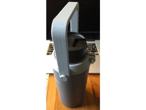 Wasserflasche Griff Container fusion 360 3d print model - Mito3D