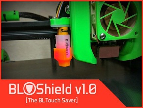 blshield bltouch saver prevents bent probe pins bl touch 3d others printer parts 3dtouch antclabs creality ender 3 3d print model - Mito3D
