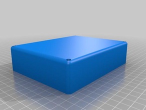 il mio personalizzato stomp box coperchio 1590 custodia elettronica 3d print model - Mito3D