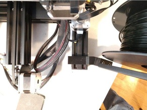 ender 3 angled filament spool holder 3d printer accessories support 3d print model - Mito3D